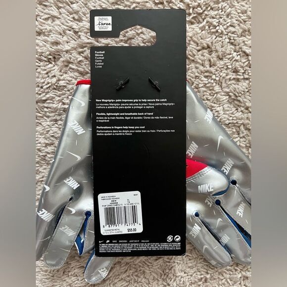 Lot of 2: Nike Adult Vapor Jet 7.0 & 8.0 Energy Football Glove - Picture 4 of 9